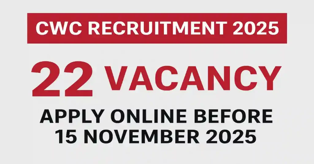 CWC Recruitment 2025