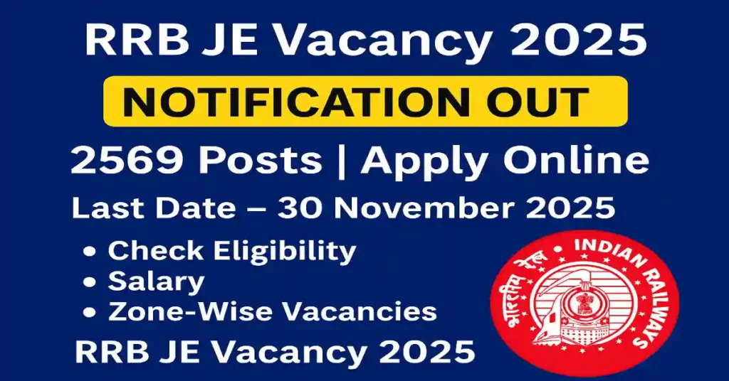 RRB JE Vacancy 2025