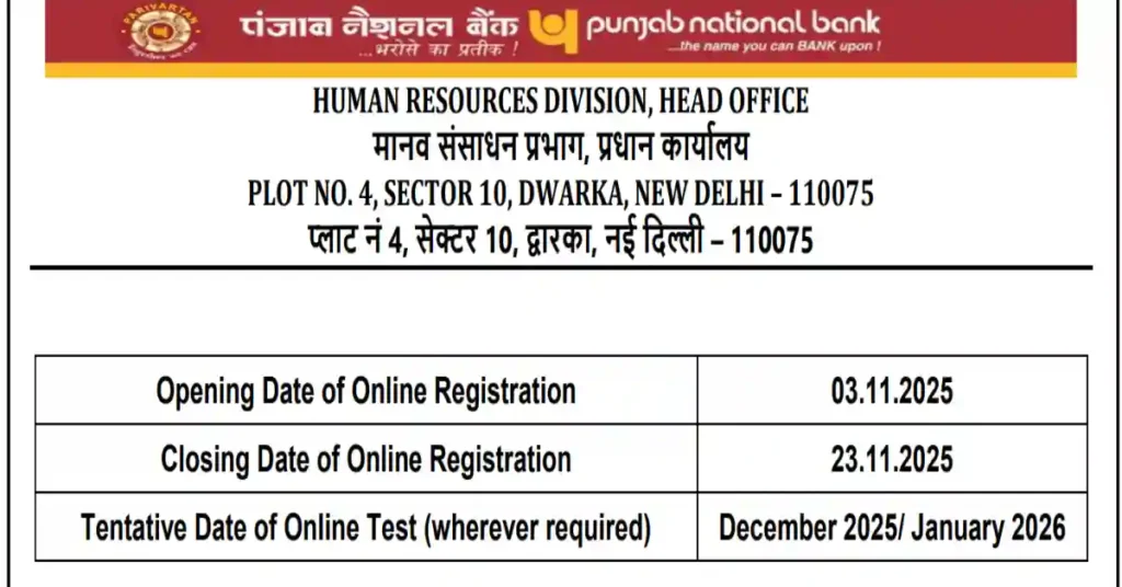 PNB Bank LBO Recruitment 2025