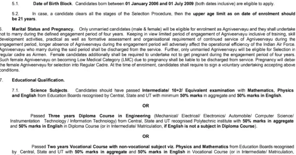 IAF Agniveer Vayu Recruitment 2026