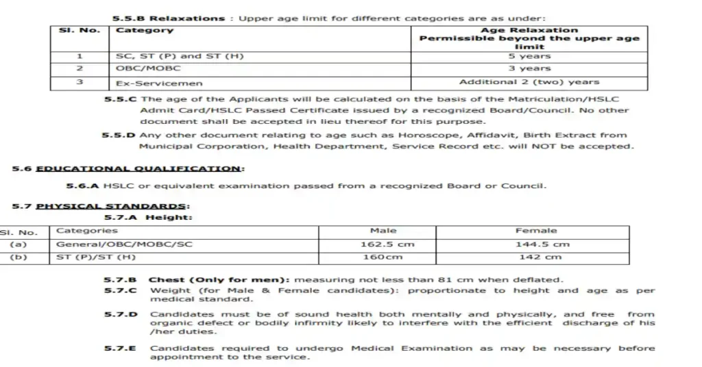 Assam police new vacancy 2026