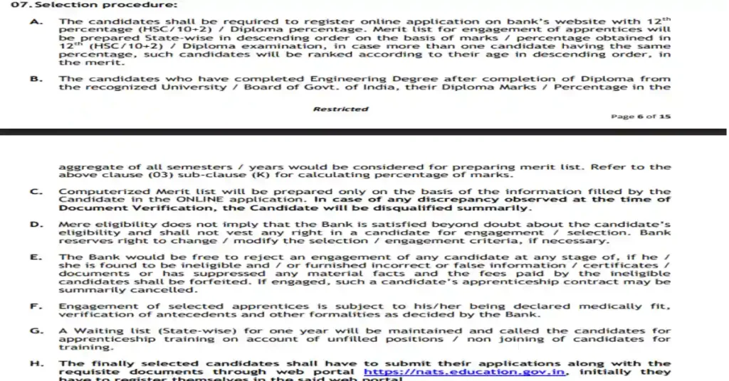 BOM Apprentice Recruitment 2026