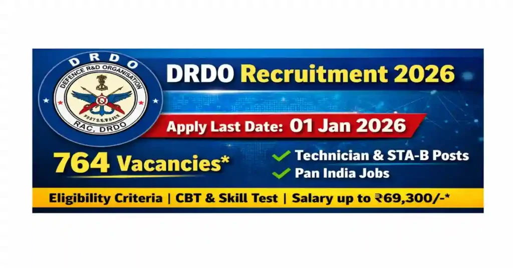 DRDO Recruitment 2026
