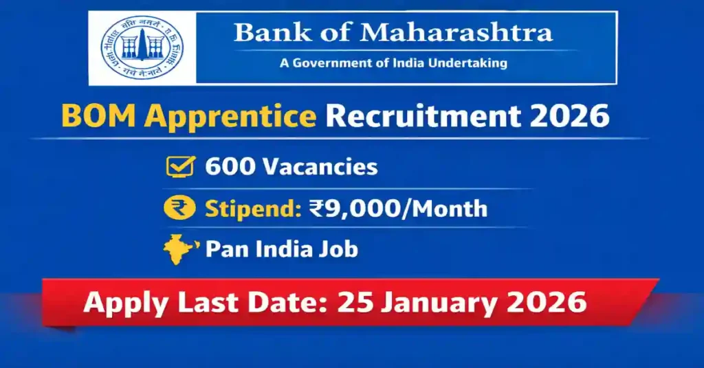 BOM Apprentice Recruitment 2026